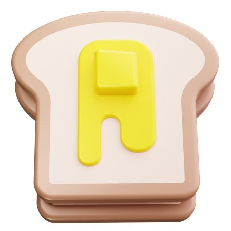 French Toast  3D Icon