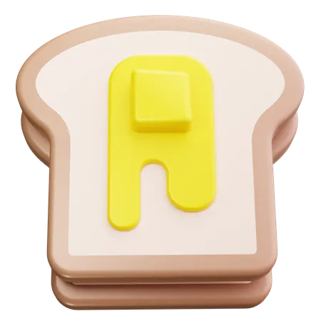 French Toast  3D Icon