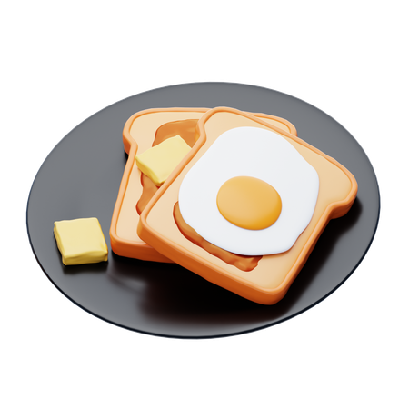 French Toast  3D Icon