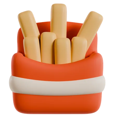 Frenchfries  3D Icon