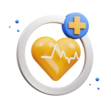 Rythme cardiaque  3D Icon