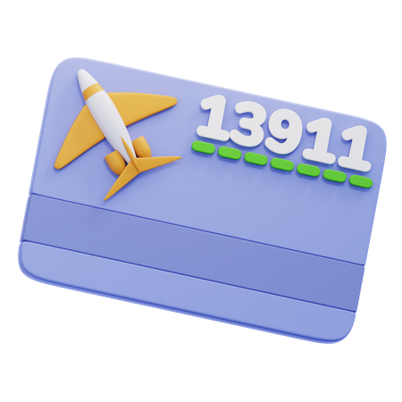 상용 고객 카드  3D Icon