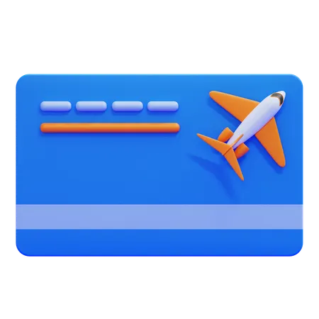 Frequent Flyer Card  3D Icon