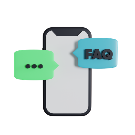 Frequently Asked Question Service  3D Icon