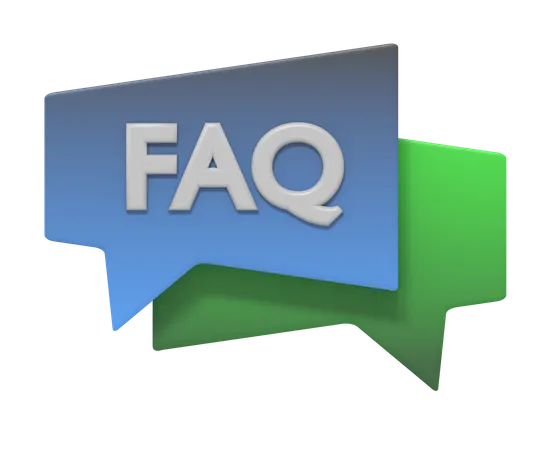 Frequently Asked Questions  3D Icon