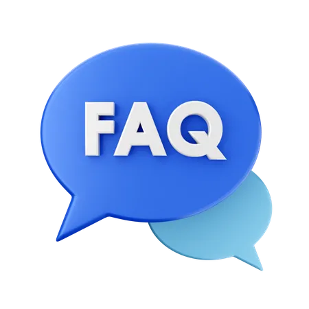 Frequently Asked Questions  3D Icon