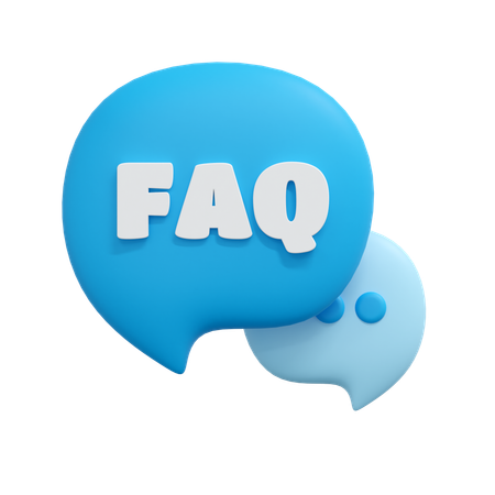 Frequently Asked Questions  3D Icon