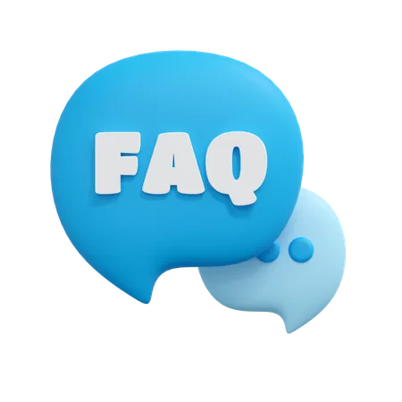 Frequently Asked Questions  3D Icon