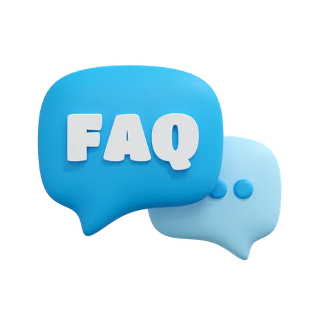 Frequently Asked Questions  3D Icon