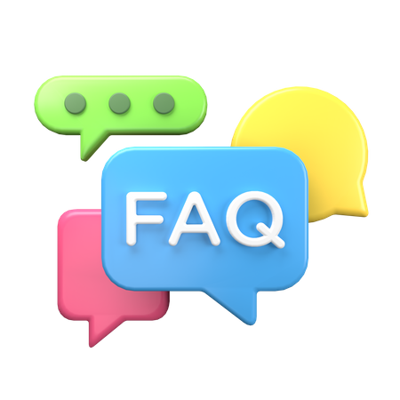 Frequently Asked Questions  3D Icon