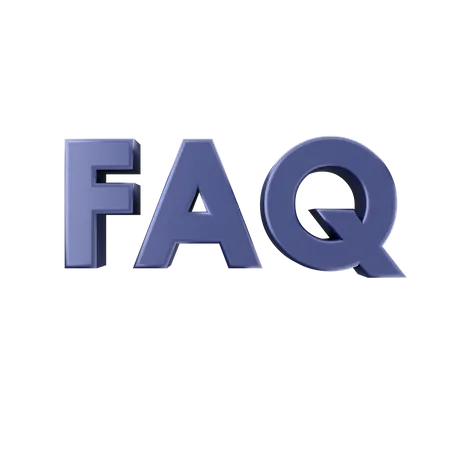 Frequently Asked Questions  3D Icon