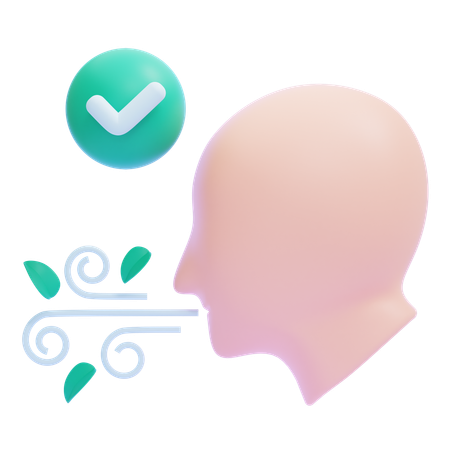 新鮮な息  3D Icon