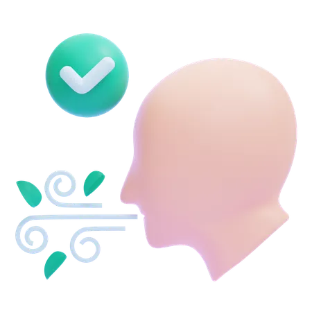 新鮮な息  3D Icon