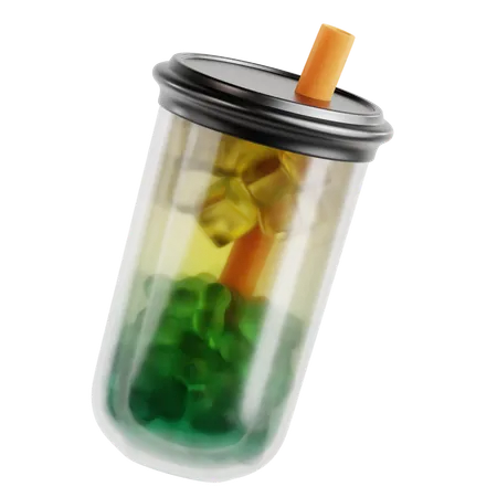 Fresh Bubble Tea  3D Icon