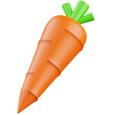 Fresh Carrot  3D Icon