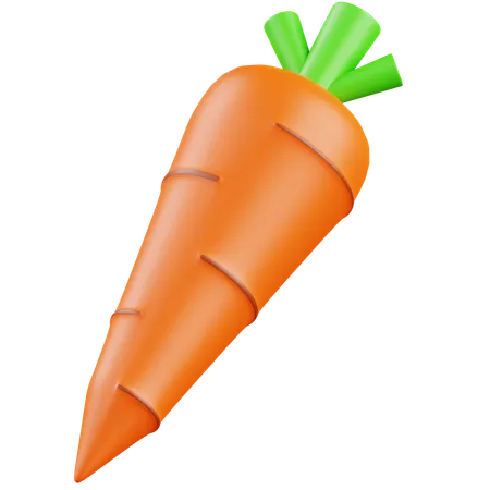 Fresh Carrot  3D Icon