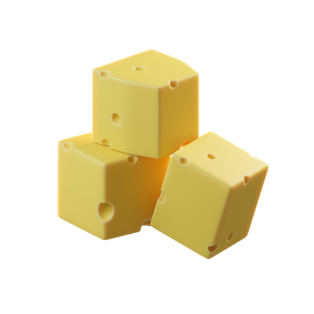 Fresh Cheese  3D Icon