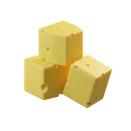Fresh Cheese  3D Icon