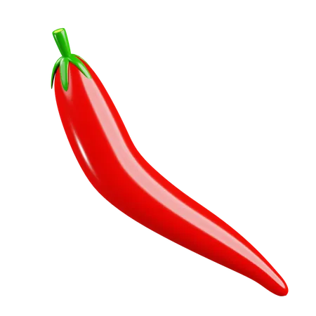 Fresh Chilli  3D Icon