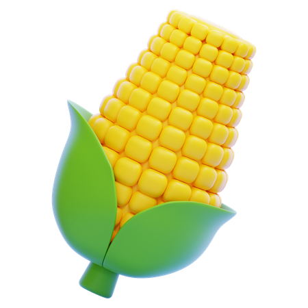 Fresh Corn  3D Icon