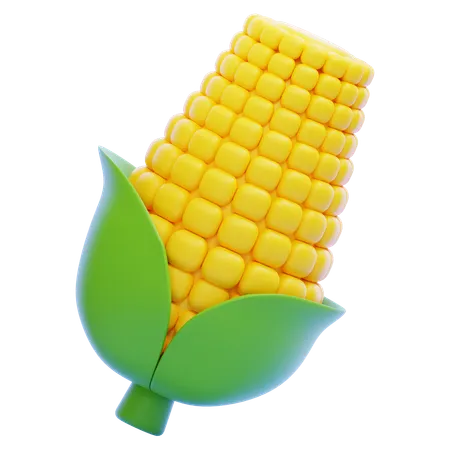 Fresh Corn  3D Icon