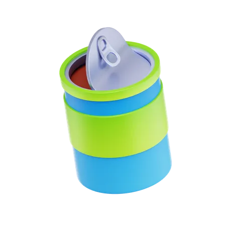 Fresh Drink Can  3D Icon