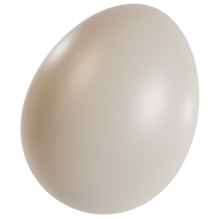 Fresh Farm Egg  3D Icon