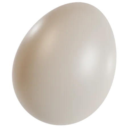 Fresh Farm Egg  3D Icon