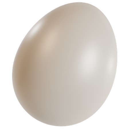 Fresh Farm Egg  3D Icon