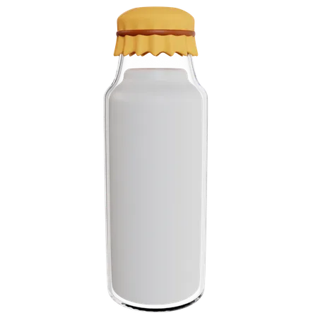 Fresh Milk Bottle  3D Icon