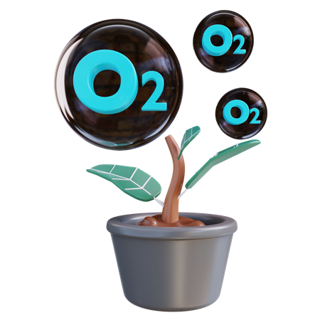 Fresh Oxygen  3D Icon