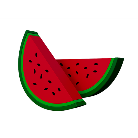 Fresh Watermelon  3D Icon