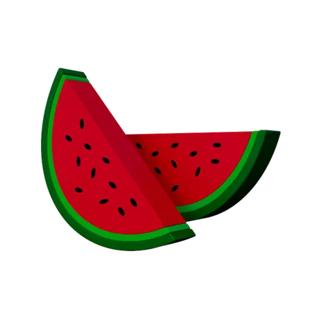 Fresh Watermelon  3D Icon