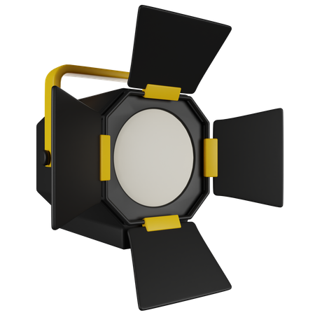 Iluminação fresnel  3D Icon