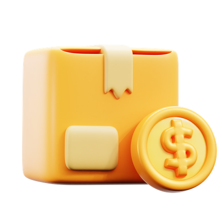 Frete pago  3D Icon