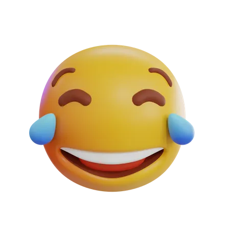 Freudentränen-Emoji  3D Icon