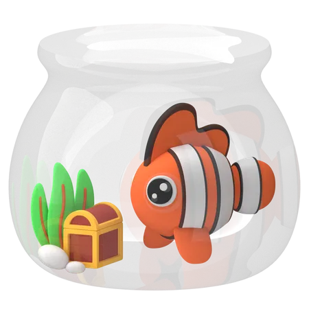 Freundlicher Fisch  3D Icon