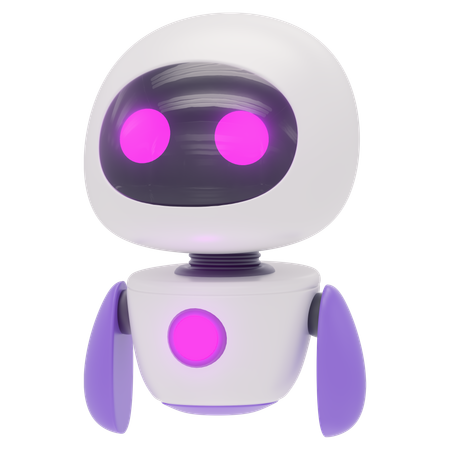 Freundlicher Roboter  3D Icon