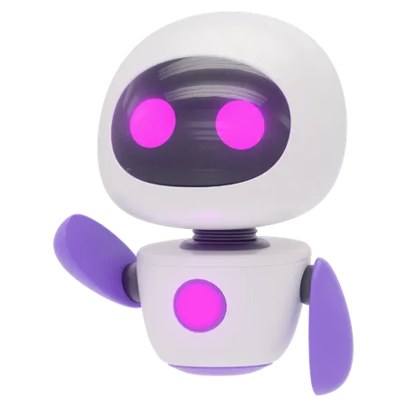 Freundlicher Roboter  3D Icon