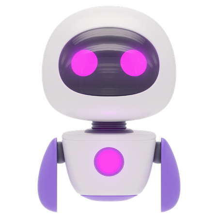 Freundlicher Roboter  3D Icon