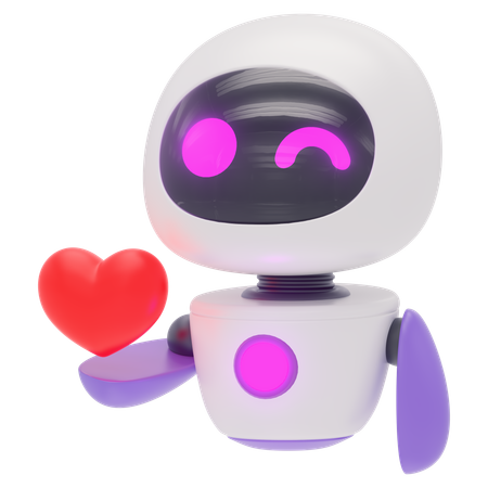 Freundlicher Roboter  3D Icon