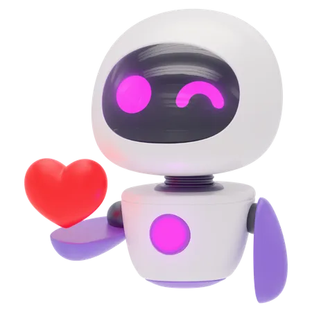 Freundlicher Roboter  3D Icon