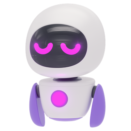 Freundlicher Roboter  3D Icon