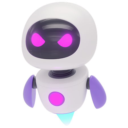 Freundlicher Roboter  3D Icon