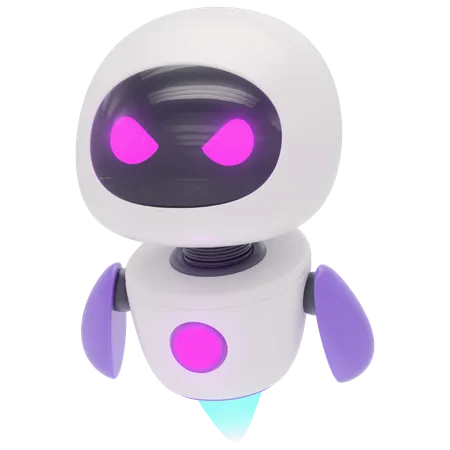 Freundlicher Roboter  3D Icon