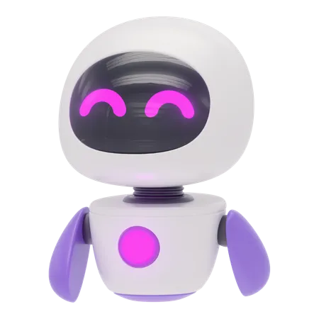 Freundlicher Roboter  3D Icon