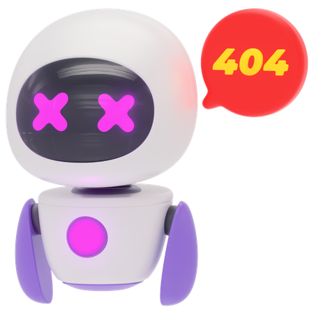 Freundlicher Roboter  3D Icon