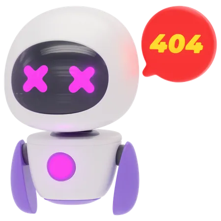 Freundlicher Roboter  3D Icon