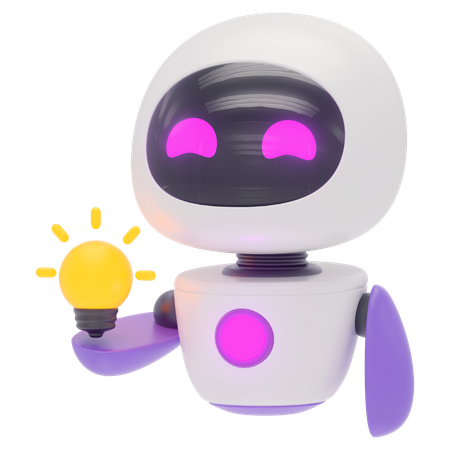 Freundlicher Roboter  3D Icon