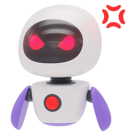 Freundlicher Roboter  3D Icon